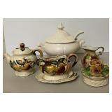Ceramic Serving Pcs; Soup Tureen; Dresser Box; Pit