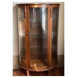 Bow Front China Cabinet