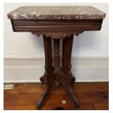 Eastlake Victorian Marble Top Stand