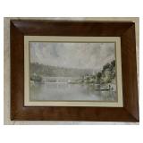 Paul Sawyier "Covered Bridge In Summer" Print