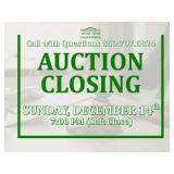 Auction Close Sunday, December 14th | 7:00pm