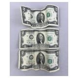 (3) 1976 $2 Bills