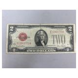 1928 G $2 Bill Red Seal