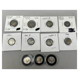 (11) Mercury Dimes ï¿½ 1930s & 1940s
