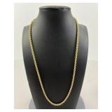 14K Rope Chain Necklace