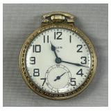 Elgin Open Face Pocket Watch - 10K Rolled Gold Pla