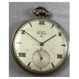 Elgin DeLuxe Pocket Watch - 10K Gold Filled Case