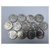 (13) Kennedy Half Dollar ï¿½ 1970s