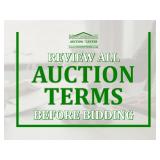 Review All Auction Terms Before Bidding