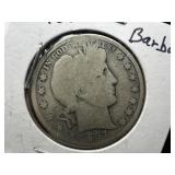 1907-D Barber Half Dollar