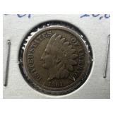 1861 Indian Head Cent