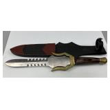 Handmade Pakistan Dagger With Sheath - Rhino Etchi
