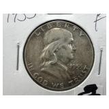 1955 Franklin Half Dollar