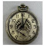 Elgin Pocket Watch Art Deco Fancy Dial