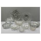 Assortment Of Clear Glassware-'Stars & Bars' & M