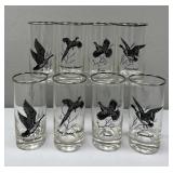 Federal 'Sportsman' Game Bird Highball Glasses