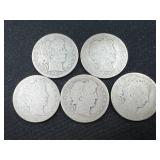 (5) Barber Quarters- (2) 1902, 1907, 1912, Date ?