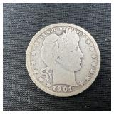 1901 Barber Quarter