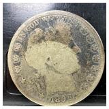 1898 Barber Half Dollar