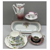 'Morning Glory'  Bone China; Germany Pitcher; Ci