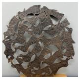 Haitian Folk Art Metalwork Sculpture- Signed *Jean