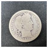 1915-D Barber Quarter