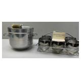 Queen's Lusterware Cocktail Set; Buenilum Ice Buck