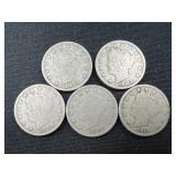 Liberty V Nickels- 1901, 1902, 1904, 1905, 1911