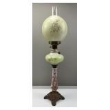 Victorian 'Gone With The Wind' Parlor Lamp