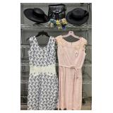 Ladies Vintage Dresses with Accessories