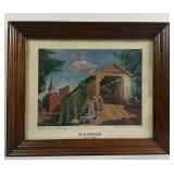 "The Old Covered Bridge" by H.A. Moore