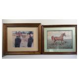 Horse print; Farmer print