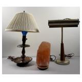 Himalayan Salt Lamp & Copper Lamp