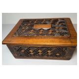 Carved Wooden Box