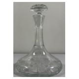 Etched Crystal Decanter