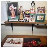 Christmas Dï¿½cor & Collectibles Lot #2 - Santas, Sn