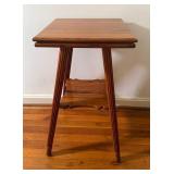 Square Stand Table Made From "Papa