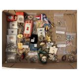 Sterling NL & Ring;Trifari;Hansley Pin; 10K Pin;Cr