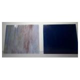 Lot Of Two Stained Glass Sheets