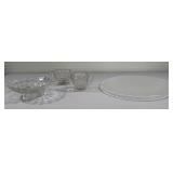 Fostoria & Christmas Platter
