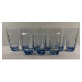Blue & Clear Glassware Collection