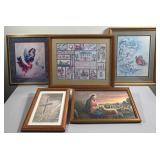 Religious Prints; Butterfly Print