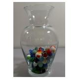 Collection of Glass Marbles & Shooters