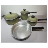 Avocado Green Aluminum Cookware set
