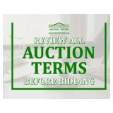 Review All Auction Terms Before Bidding