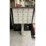 16 box postal box with stand