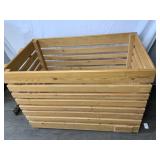 WOODEN STORAGE BIN
