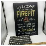 FIRE PIT DECOR