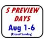 Vehicle Auction, August 1-6