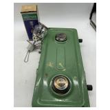 CAMP STOVE AND LANTERN